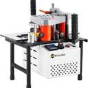 Woodworking Edge Bander Banding Machine Portable Edge Bander Curve Straight Edge Banding Machine Adjustable Speed 5-10m/min 110V
