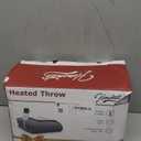 Homemate Heated Blanket Electric Throw - 50"x60" Heating Blanket Throw 1/2/4/6/8 Hours Auto-Off 10 Heat Level Over-Heat Protection Flannel Sherpa ETL Certification (01 - Light Grey)