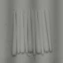 Stonebriar Tall 10" White Unscented 10 Count Taper Candles, 7 Hour Burn Time