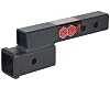  TOPTOW Trailer Receiver Hitch Extender Adapter 2" Drop/Riser, 7" and 9" Extension Length, 2" Shank, 7500lbs Towing Capacity, Matte Black 