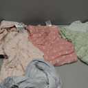 4-Pack Muslin Swaddle Blankets for Boys, Girls - Organic Baby Swaddles for Newborns, Soft & Breathable Receiving Baby Blankets for Girl, Boy, Neutral, Newborn Essentials Gift (Bloom)