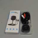 Bluetooth 5.3 Aux Car Adapter, SONRU Bluetooth Receiver for Car [Dual Connection & Mic Noise Cancellation], Aux Adapter with Plug-and-Play for Music/Hands-Free Calls/Stereo Audio (Black)