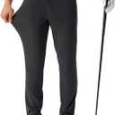 QPNGRP Men's Golf Pants 32" Inseam Lightweight Stretch Work Dress Pants, 38Wx30L