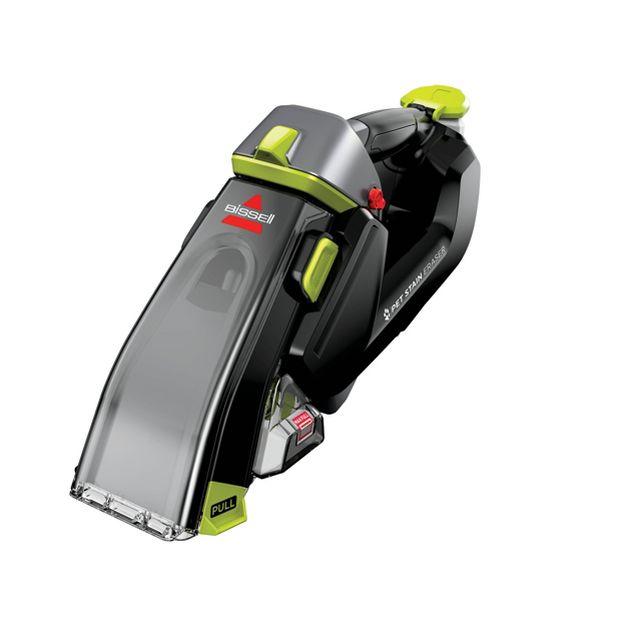 BISSELL Pet Stain Eraser Plus - 3182: Portable Handheld Carpet Cleaner, Cordless, Rechargeable, Lightweight, Black