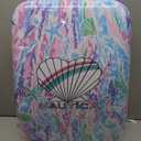 NAUTICA Kids Luggage - 18" Airline Approved Rolling Hardside Upright Carry-on Suitcase with Wheels (Pastel Shell)