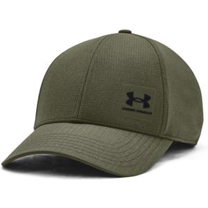Under Armour Men's Iso-Chill ArmourVent Stretch Fit Hat, (390) Marine OD Green / / Black, Small/ Medium