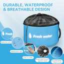 RV Hose Storage Bag, 4 Pack Heavy Duty Waterproof Camper Storage Bags for Sewer Hose, Fresh/Black Water Hoses, Electrical Cords & RV Accessories