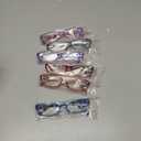 Gaoye 2.5 Reading Glasses for Women, 6 pack Fashion Readers for Women Spring Hinge Eye Glasses, Blue Light Reading Glasses (*C1 Mix Color)