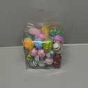60PCS Ornaments for Valentine's Day St. Patrick's Day Easter Tree, Easter Hanging Egg Ornaments Baubles St Patrick's Day for Tree Holiday Hanging Decor