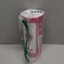 Enesco Lolita Best Christmas Ever Holly and Pinecones Hand-Painted Artisan Wine Glass, 15 Ounce, Multicolor