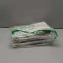 StorageWorks Fabric Storage Bins with Lid, Decorative Storage Boxes for Shelves, Stackable Closet Organizer Basket with Handles, Large, Ivory White, 2-Pack