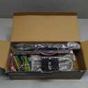 Partsam Submersible LED Trailer Tail Light Kit, Rectangular Trailer Lights+ID Bar+8 Markers, Combined Stop Turn License Plate Running Lamps with 25FT Wiring Harness Reflective Stickers, 12V