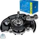 PHILTOP Front Left Steering Knuckle Wheel Hub Bearing for Toyota Highlander for 2008-2017 Toyota Highlander, 2010-2015 Lexus RX350, 2010-2015 Lexus RX450h Replaces 698433,1pc Driver Side