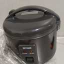 Tiger JNP-S55U-KY 3 Cup Capacity Rice Cooker with Non-Stick Inner Pot, Retractable Power Cord, and Keep Warm up to 12 hours, Black