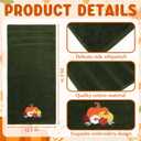 3 Pcs Fall Thanksgiving Hand Towels Embroidered Pumpkin Turkey Gnomes Bathroom Kitchen Dish Towels Seasonal Thanksgiving Decorations for Kitchen Bathroom Decor