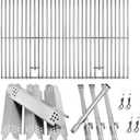 Grill Replacement Parts for Nexgrill 4-Burner 720-0830 720-0830H 720-0830A 720-0830HR 720-0830T, Cooking Grate, Heat Shield and Burner Kit for Nexgrill Replacement Parts 4-Burner 720-0830H