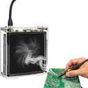 BANRIA Soldering Practice Kit, DIY Solder Fume Extractor Soldering Project Kit, Solder Smoke Absorber Kit with LED Light & Filters, Solder Smoke Remover Absorber DIY Working Fan for Soldering Station