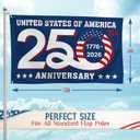 FLAGWIX American 250 Years Anniversary Flag - Polyester Double-sided Yard Flags For Outside Grommet Flag, 3x5 ft - 4th of July Decorations for Home Yard Garden Decor Banner, Gifts For Men Women