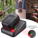 Quick Charger [for Porter-Cable 20V MAX] & [for Black+Decker 20V MAX] Lithium Battery PCC680L PCC681L PCC682L PCC685LP PCC699L and Battery LBXR20 LBXR2020 LBX4020