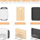 KORRTFID Cutting Board Holder Stand, Chopping Board Storage Rack, Cutting Board Organizer, 304 Stainless Steel Chopping Board Holder, Cookie Sheets Organizer 1.0+1.2 Inch Width Slots (2 PCS)