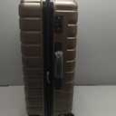 Coolife Luggage Suitcase Carry-On Spinner TSA Lock USB Port Expandable (Only 28) Lightweight Hardside Luggage (Gray, L (28 In))