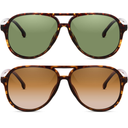 livho Trendy Polarized Aviator Sunglasses Women Men, Retro Sun Glasses for Women Men 2025, Oversized UV Protection Shades