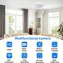 Security Hidden Camera Smoke Detector Spy WiFi Camera HD 1080P Small Cameras with Motion Detection and Night Vision, Wireless Indoor Cam for Home