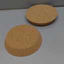 Kathfly 2 Pcs Tapered Cork Stoppers for 3.74-4.0 Inch Jar Openings, Large Cork Canning Jar Lids Wood Plugs Glass Wine Bottle Lids for Home Bar Kitchen Accessories, 4.5" Top and 3.74" Base (Large)