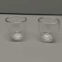 Bodum 2.5oz Pavina Double Wall High-Heat Borosilicate Glass, Set of 2, Clear