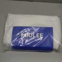 MIULEE White Linen Curtains 92 Inch Long 2 Panels for Bedroom Living Room, Soft Thick Linen Textured Back Tab Window Drapes Semi Sheer Light Filtering Rod Pocket Modern Farmhouse Decor