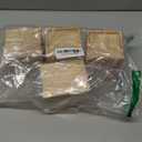 SINJEUN 4 Pack 4 Inch Solid Wood Bed Risers, Natural Square Wood Furniture Lifters, Wood Extenders Stilts for Table, Sofa, Armchairs, Cabinets