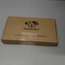 PHOEPET No Pull Dog Harnesses for Small Dogs Reflective Adjustable Front Clip Vest with Handle 2 Metal Rings 3 Buckles [Easy to Put on & Take Off](S, Red)