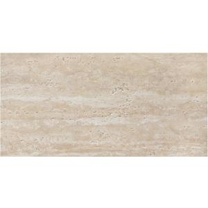 10 x 10-Sheet Beige Travertine Natural Clay Mosaic Tile, 12" x 24" Subway Flexible Stone MCM Modified Clay Material Wall Tiles for Home Decoration, Indoor & Outdoor, Covers 19 Sq. Ft.