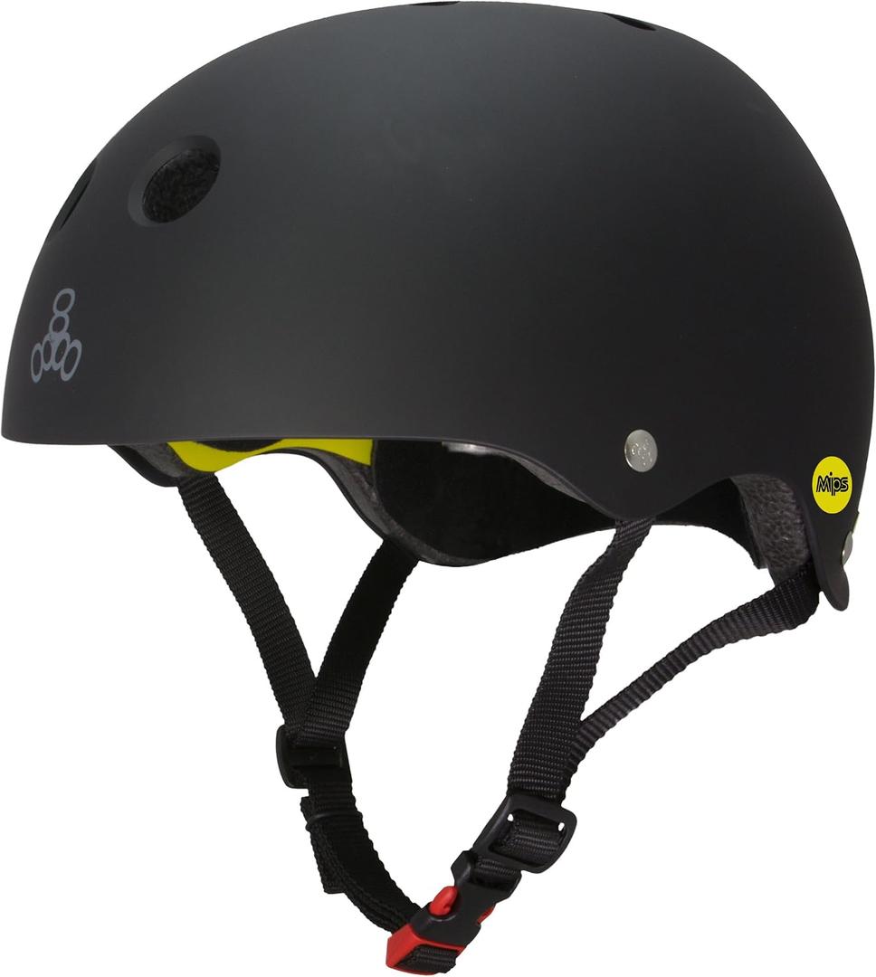 Triple Eight Dual Certified MIPS Bike and Skateboard Helmet, Small-Medium