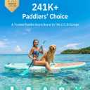 Niphean Inflatable Stand Up Paddle Board with SUP Accessories, Anti-Slip EVA Deck, 10’6’’ Inflatable Paddle Boards for Adults & Youth of All Skill Levels