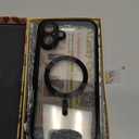 [CD Metal Ring & Automatic Pop-up Lock Magnetic Privacy Case for iPhone 12 Pro Max [Compatible with MagSafe] [Integrated Lens Protection] Full Body Bumper Cover Built-in 9H Glass-Black