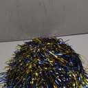 baotongle 8 PCS Cheerleading Squad Spirited Fun Poms Pompoms Cheer Costume Accessory for Party Dance Sports (Blue Gold)