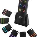 Esky Key Finder Locator with Sound, Stick-on TV Remote Control Finder, Item Locator Tags with 85dB Noise Sound 6 Receivers, Wallet Tracker Key Finders for Finding Keys, Remote Gift Idea