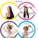 Tifara Beauty Salon Heatless Flexible Hair Rollers Curlers 42-pack 7" Soft Foam Flexi Twist Curling Rods for Short Long Hair
