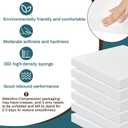 Frienda 6 Pack 3 x 19 x 19 High Density Foam Cushion 2.2 Density, 50 Ild