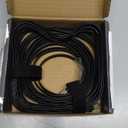 Starlink Gen 3 & Mini Flat Internet Cable, 32.8FT/10m Ethernet Cable High Speed Patch Cord Waterproof for Starlink Slim Cable Shielded for Window Door Black