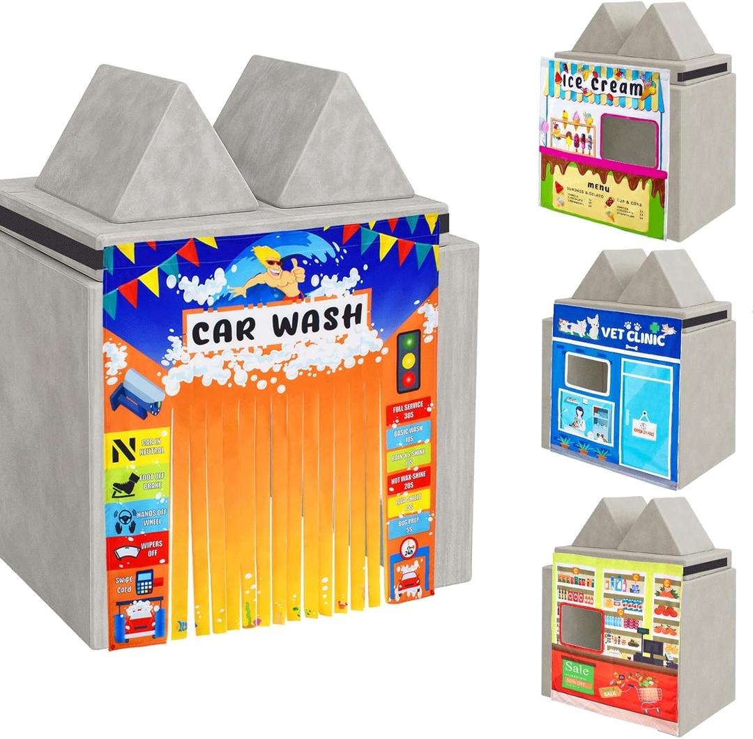 Play Panel for Kids Play Couch 4 PCS Children's Play Panel for Toddler Foam Sofa (Play Couch not Included) (4 Styles)