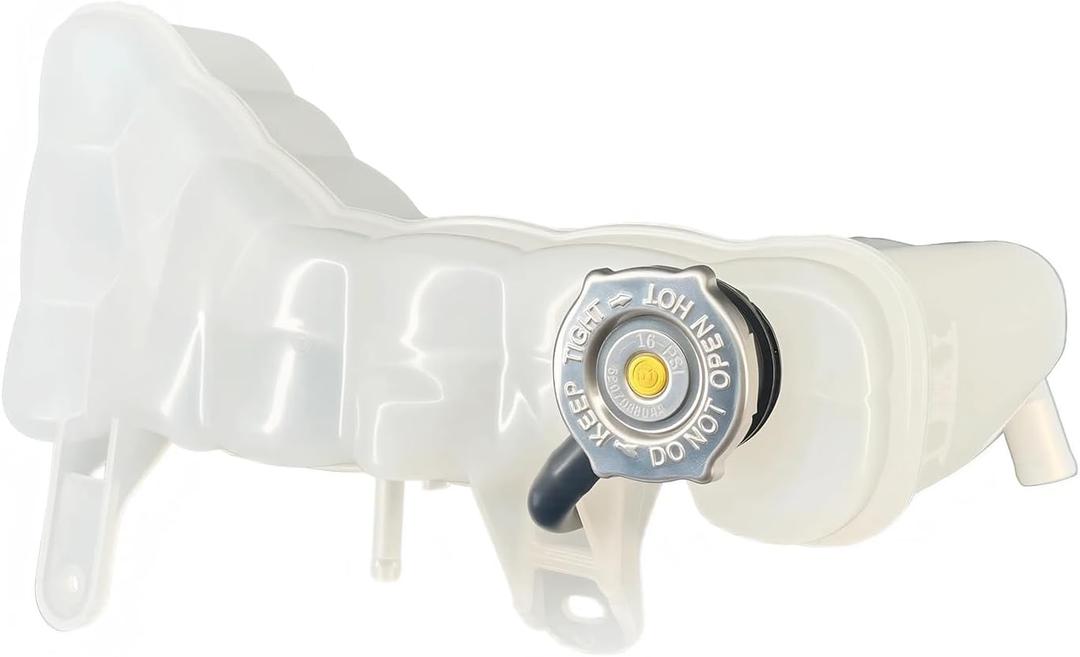 Coolant Overflow Tank Reservoir Compatible with Chrysler 300 Dodge Challenger Charger 2011-2023 - Engine Coolant Recovery Tank Replacement 55111260AB 55111260AC 55111260AF
