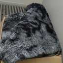 10x14 Ft Extra Large Shag Rugs for Living Room, Ultra Soft Fluffy Furry Area Rugs for Bedroom Indoor Floor, Aesthetic Carpet for Kids Home Decor (Dark Grey)