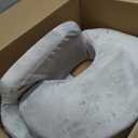My Brest Friend Super Deluxe Nursing Pillow - Enhanced Comfort & Ergonomic Breastfeeding Pillow for Ultimate Support for Mom & Baby - Adjustable and with Handy Side Pocket, Sandstone