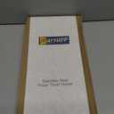 Paper Towel Holder, Countertop Stainless Steel Paper Towels Tabletop Standing for Kitchen Dinning Room -Black (Black-bottom Arm)