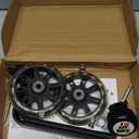 a Pair of Children's Bicycle Riding Flash Silent Training Wheels, Suitable for 12-20 inch Single Speed Bicycles