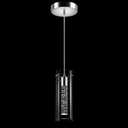 1 Pack Pendant Ceiling Light Fixture, Pendant Lights for Kitchen Island Crystal Pendant Light, 1-Light Integrated Kitchen Hanging Light Fixture Modern Island Light with Bubble Glass