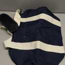 Small Gym Bag Duffel Bag for Women Men Fitness Sports Bag Workout Adjustable Detachable Shoulder Strap Lightweight Carry on Travel Duffle Bag (Navy/Off-White, 19" / Medium / 24L)