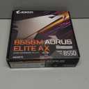 GIGABYTE B550M AORUS Elite AX (rev 1.3) AMD AM4 mATX Motherboard, Supports Ryzen 5000/4000/3000 Processors, DDR4, 5+3 Power Phase, 2X M.2, PCIe 4.0, USB 3.2, WIFI6E, GbE LAN, Q-Flash Plus, RGB Fusion